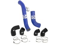 afe bladerunner intercoolers tube - blue hot/cold side 15-21 ford mustang ecoboost l4-2.3l (t) 46-20254-l