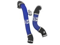 afe bladerunner intercoolers tube - blue hot/cold side 15-21 ford mustang ecoboost l4-2.3l (t) 46-20254-l