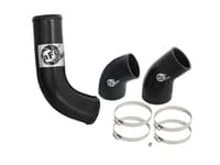 afe bladerunner 3in intercooler tube - black cold side 15-21 ford mustang ecoboost l4-2.3l (t) 46-20259-b