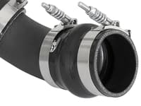 afe bladerunner intercooler tube hot side 3in 17-19 gm diesel trucks v8-6.6l (td) l5p - black 46-20338-b