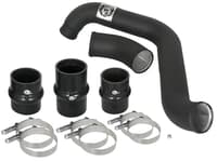 afe bladerunner intercooler tube hot side 3in 17-19 gm diesel trucks v8-6.6l (td) l5p - black 46-20338-b