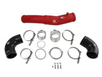 afe 20-21 toyota supra 3.0l 3in red intercooler tube - hot 46-20398-r