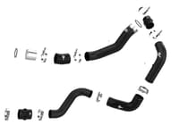 afe bladerunner black 3in aluminum charge pipe kit 20-21 gm diesel trucks v8-6.6l (td) l5p 46-20444-b