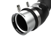afe bladerunner black 3in aluminum charge pipe kit 20-21 gm diesel trucks v8-6.6l (td) l5p 46-20444-b