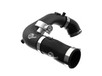afe bladerunner 2 1/2in intercooler hot side charge pipe 18-21 jeep wrangler jl l4-2.0l (t) - black 46-20468-b