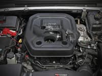 afe bladerunner 2 1/2in intercooler hot side charge pipe 18-21 jeep wrangler jl l4-2.0l (t) - black 46-20468-b