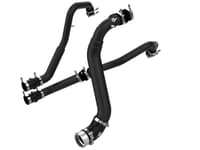 afe bladerunner intercoolers i/c tubes hot/cold 21 ford f-150 v6-2.7l (tt) - black 46-20474-b