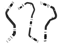 afe bladerunner intercoolers i/c tubes hot/cold 21 ford f-150 v6-2.7l (tt) - black 46-20474-b