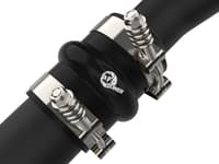 afe bladerunner intercoolers i/c tubes hot/cold 21 ford f-150 v6-2.7l (tt) - black 46-20474-b