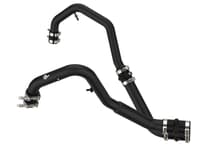 afe bladerunner intercooler hot charge pipe black 2-2.5in 21 ford f-150 v6-2.7l (tt) 46-20478-b