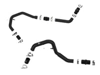 afe bladerunner intercooler hot charge pipe black 2-2.5in 21 ford f-150 v6-2.7l (tt) 46-20478-b