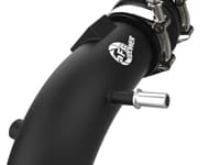 afe bladerunner intercooler cold charge pipe black 3.5-2.75in 21 ford f-150 v6-2.7l (tt) 46-20479-b