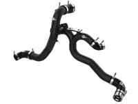 afe 18-22 kia/genesis singer/g70 v6-3.3l bladerunner alum hot/cold charge pipe kit black 46-20504-b