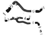 afe 18-22 kia/genesis singer/g70 v6-3.3l bladerunner alum hot/cold charge pipe kit black 46-20504-b