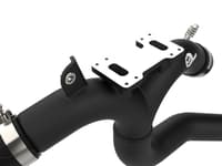 afe 18-22 kia/genesis singer/g70 v6-3.3l bladerunner alum hot/cold charge pipe kit black 46-20504-b