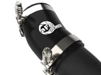 afe 18-22 kia/genesis singer/g70 v6-3.3l bladerunner alum hot/cold charge pipe kit black 46-20504-b