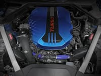 afe 18-22 kia/genesis singer/g70 v6-3.3l bladerunner alum hot/cold charge pipe kit black 46-20504-b