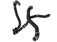 afe bladerunner 21-22 ford f-150 ecoboost v6-3.5l(tt) aluminum hot and cold charge pipe kit black 46-20514-b