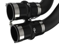 afe bladerunner 21-22 ford f-150 ecoboost v6-3.5l(tt) aluminum hot and cold charge pipe kit black 46-20514-b