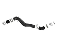 afe 21+ ford f-150 v6-3.5l (tt) bladerunner 3in to 3.5in aluminum cold charge pipe black 46-20519-b