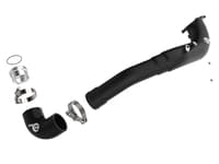 afe 17-22 bmw 540i (g30/g31/g38) b58 l6 3.0l (t) bladerunner 3in aluminum hot charge pipe - black 46-20548-b