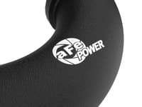 afe 17-22 bmw 540i (g30/g31/g38) b58 l6 3.0l (t) bladerunner 3in aluminum hot charge pipe - black 46-20548-b