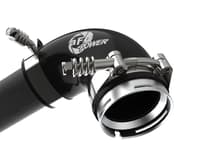 afe 17-22 bmw 540i (g30/g31/g38) b58 l6 3.0l (t) bladerunner 3in aluminum hot charge pipe - black 46-20548-b