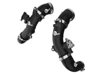 afe 2022 toyota tundra v6-3.5l (tt) bladerunner 2.5in aluminum hot charge pipe - black 46-20568-b