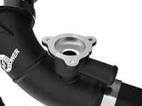 afe 2022 toyota tundra v6-3.5l (tt) bladerunner 2.5in aluminum hot charge pipe - black 46-20568-b