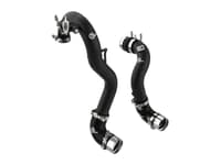 afe 21-22 ford bronco l4-2.3l (t) bladerunner alum hot/cold charge pipe kit - black 46-20574-b