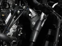 afe power 21-22 ford bronco l4-2.3l (t) bladerunner 3in aluminum cold charge pipe black 46-20579-b