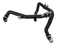 afe 21-22 ford bronco ecoboost v6-2.7ltt bladerunner alum hot charge pipe - black 46-20588-b