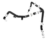 afe 21-22 ford bronco ecoboost v6-2.7ltt bladerunner alum hot charge pipe - black 46-20588-b