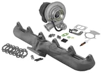 afe power bladerunner turbocharger w/ exhaust manifold 98.5-02 dodge diesel trucks l6-5.9 (td) 46-60060-mb