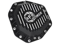 afe power pro ser rear diff cover black w/mach fins 2017-2021 ford diesel trucks v8-6.7l(td) dana m275-14 46-70352