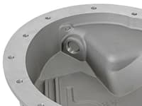 afe power rear differential cover raw w/machined fins street ser. 16-19 nissan titan xd (aam 9.5-14) 46-70360