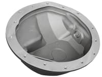afe power pro series rear differential cover black w/machined fins 16-19 nissan titan xd(aam 9.5-14) 46-70362