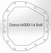 afe power rear diff cover black w/machined fins 17-21 ford f-350/f-450 6.7l (td) dana m300-14 (dually) 46-70382