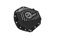 afe power pro series rear differential cover black w/machined fins & gear oil 03-18 ram 6.7l diesel 46-70392-wl