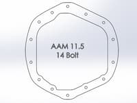 afe power pro series rear differential cover black w/machined fins & gear oil 03-18 ram 6.7l diesel 46-70392-wl