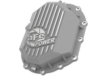 afe power 11-19 gm 2500-3500 aam 9.25 axle front differential cover raw machined street series 46-71050a