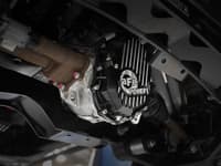 afe power 11-19 gm 2500-3500 aam 9.25 axle front differential cover black machined street series 46-71050b