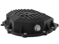 afe power 11-19 gm 2500-3500 aam 9.25 axle front diff cover black machined w/ 2 qts 75w90 oil 46-71051b