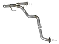 afe power twisted steel y-pipe 2-1/4in 409 ss exhaust system 2018 jeep wrangler (jl) v6-3.6l 48-48026