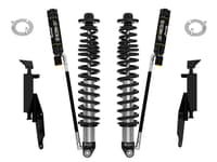 icon 2021-2023 ford bronco, rear, 1.25-3" lift, v.s. 2.5 series coilover kit, remote reservoir w/ cdev, heavy rate spring 48711e