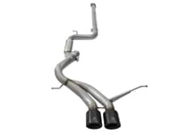 afe takeda 3in ss exhaust cat-back 13-16 ford focus st 2.0l black tips 49-33083-b