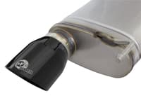 afe machforce xp exhausts cat-back ss-304 exh w/ black tips 15-16 ford mustang ecoboost 2.3l (t) 49-33084-b