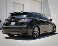 afe power takeda 2in to 2-1 304 ss cat-back exhaust w/ black tips 11-17 lexus ct200h 1.8l 49-36047-b