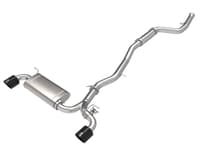 afe power takeda 2021-2022 toyota supra 2.0l (t) 2.5in-3in 304 ss cb exhaust w/ black tips 49-36050-b