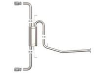 afe power 19-22 toyota rav4 l4-2.5l takeda 304 ss cat-back exhaust w/ polished tip 49-36053-p